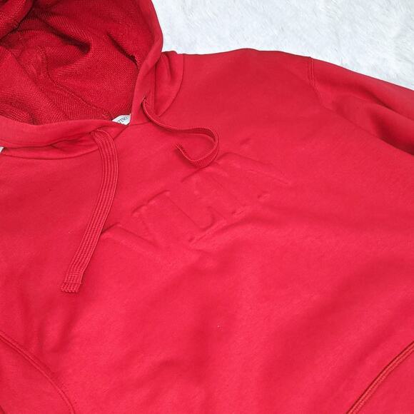 Valentino VLTN Embossed Logo Hoodie Red | Size S | MSRP $1090 - Picture 2 of 9
